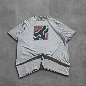 Vintage Fox Tech T Shirt Y2k Grunge Short Sleeve Crew Neck Graphic Print Size XL